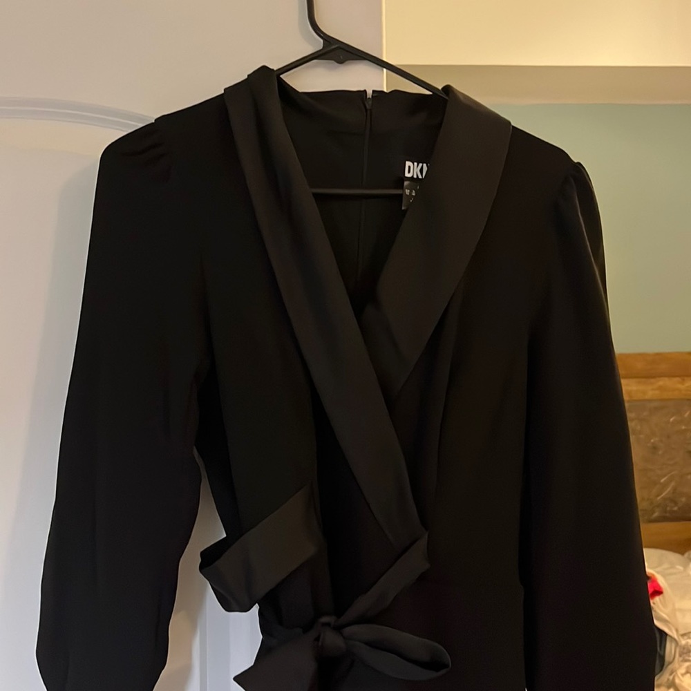 DKNY Black Jumpsuit Size 10